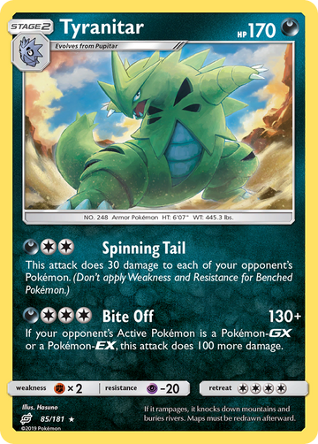 Tyranitar (85/181) [Sun & Moon: Team Up] - Duel Kingdom
