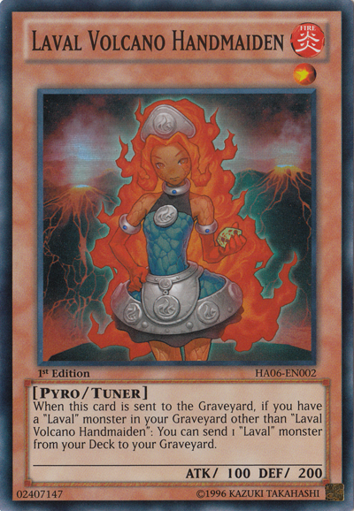 Laval Volcano Handmaiden [HA06-EN002] Super Rare - Duel Kingdom