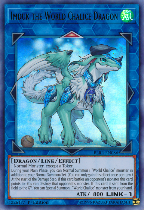 Imduk the World Chalice Dragon [BLRR-EN086] Ultra Rare - Duel Kingdom