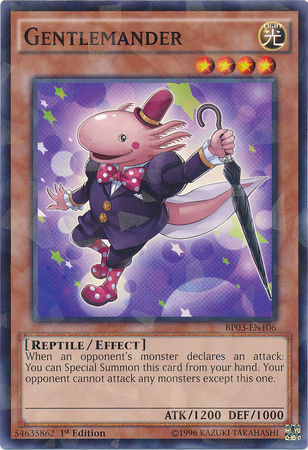 Gentlemander [BP03-EN106] Shatterfoil Rare - Duel Kingdom