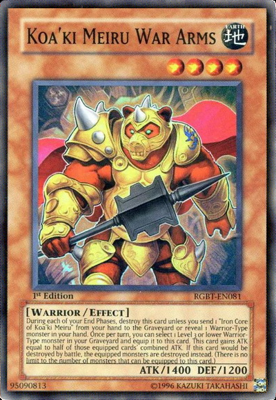 Koa'ki Meiru War Arms [RGBT-EN081] Super Rare - Duel Kingdom