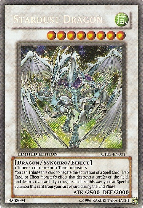 Stardust Dragon [CT05-EN001] Secret Rare - Duel Kingdom