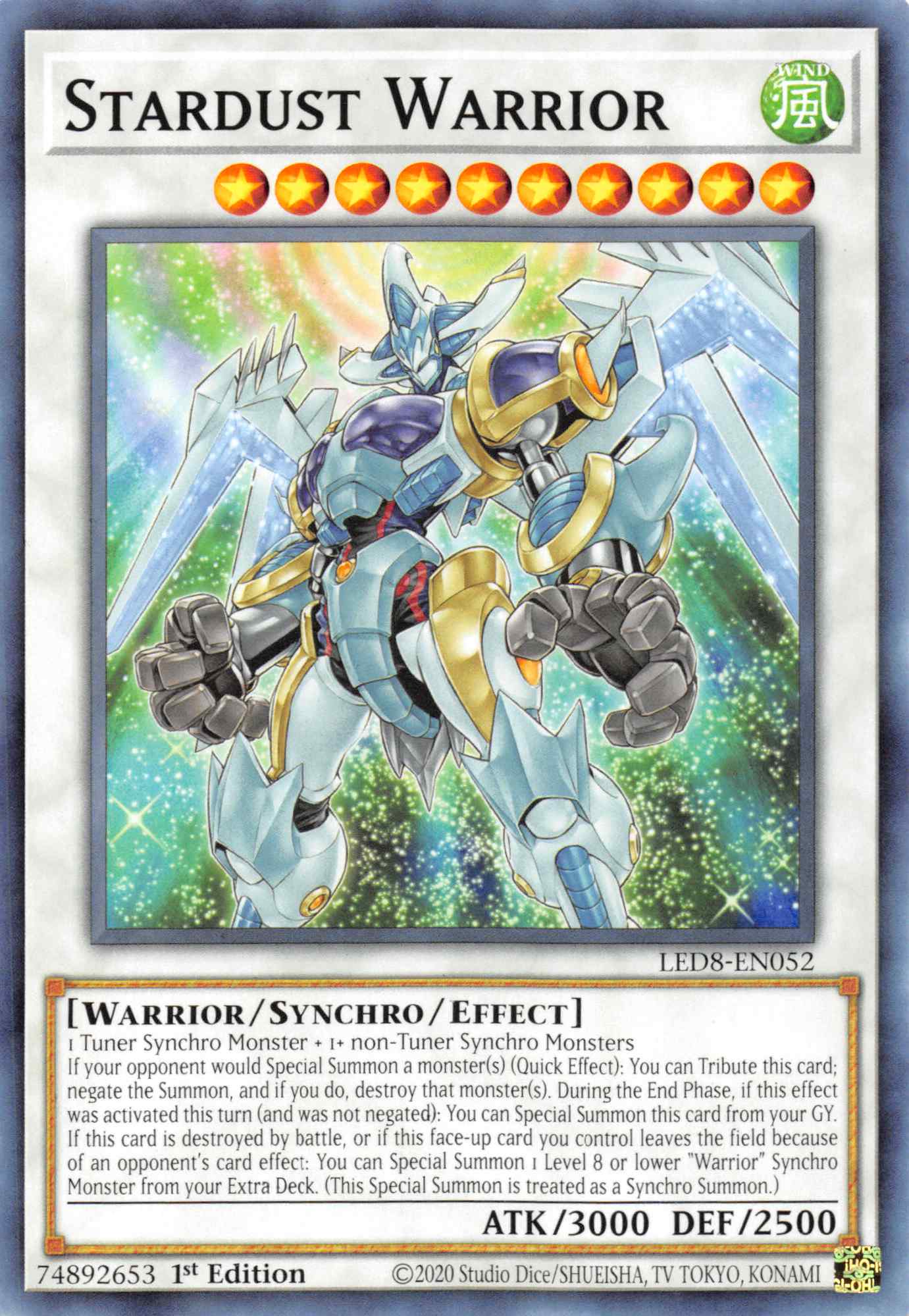Stardust Warrior [LED8-EN052] Common - Duel Kingdom