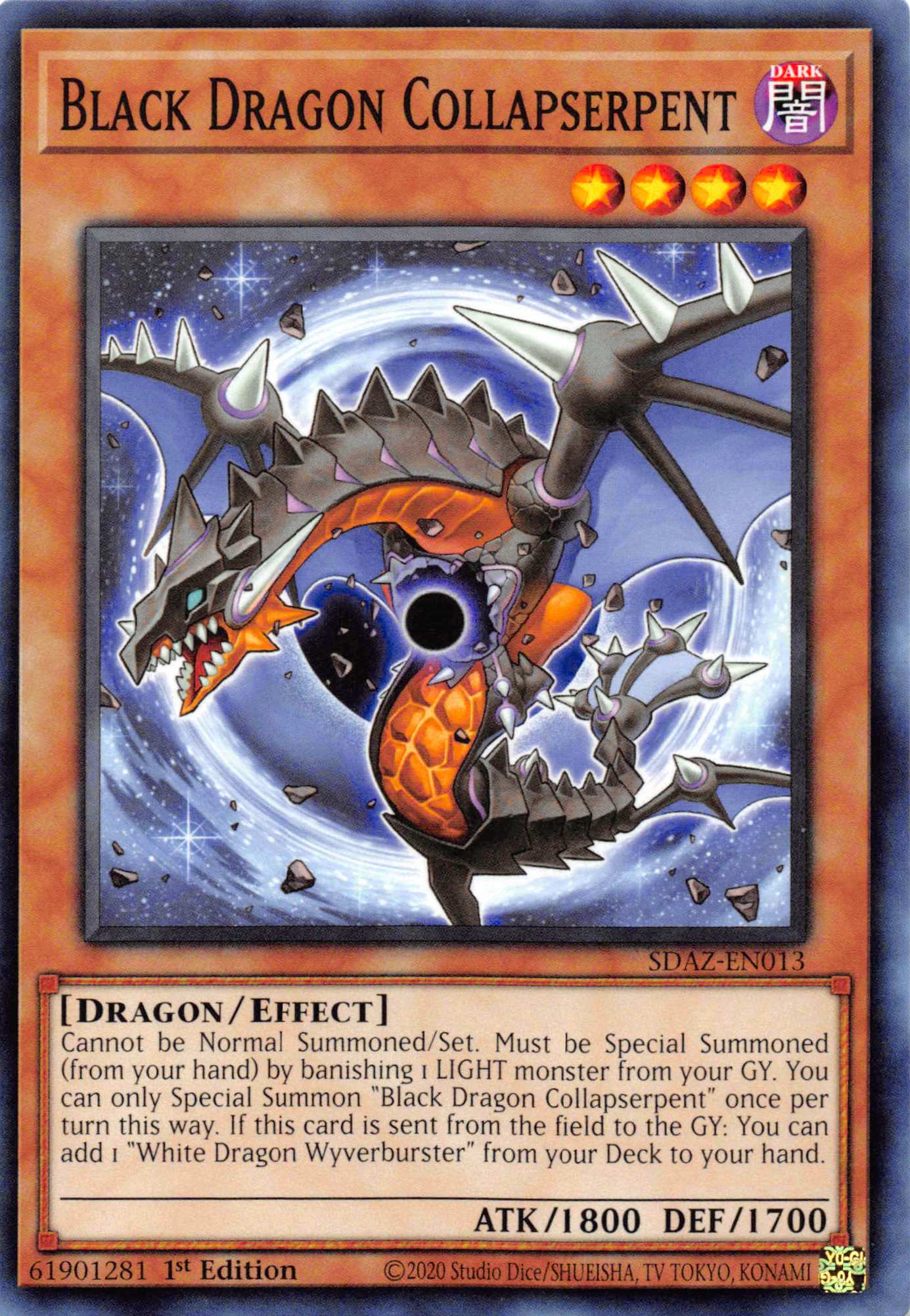 Black Dragon Collapserpent [SDAZ-EN013] Common - Duel Kingdom