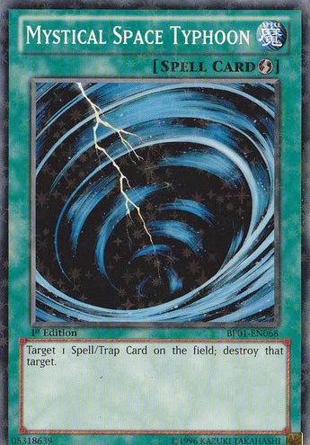 Mystical Space Typhoon [BP01-EN068] Starfoil Rare - Duel Kingdom