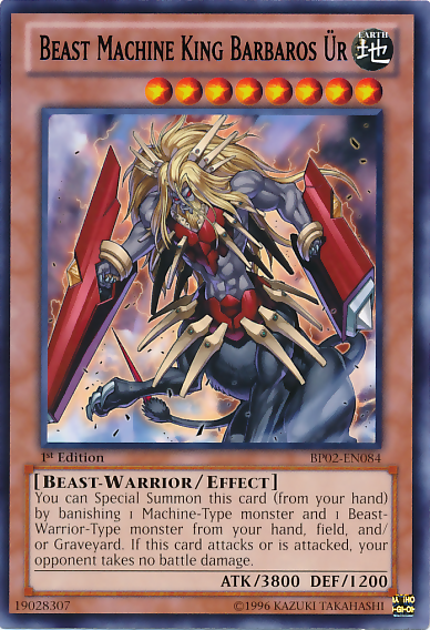 Beast Machine King Barbaros Ur [BP02-EN084] Mosaic Rare - Duel Kingdom