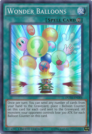 Wonder Balloons [DUEA-ENDE6] Super Rare - Duel Kingdom