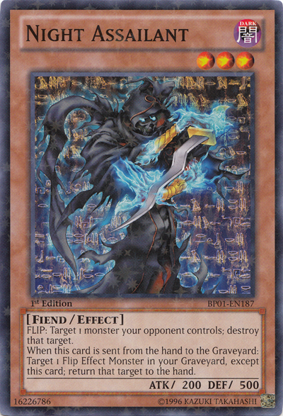 Night Assailant [BP01-EN187] Starfoil Rare - Duel Kingdom