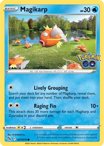 Magikarp (021/078) [Pokémon  GO]