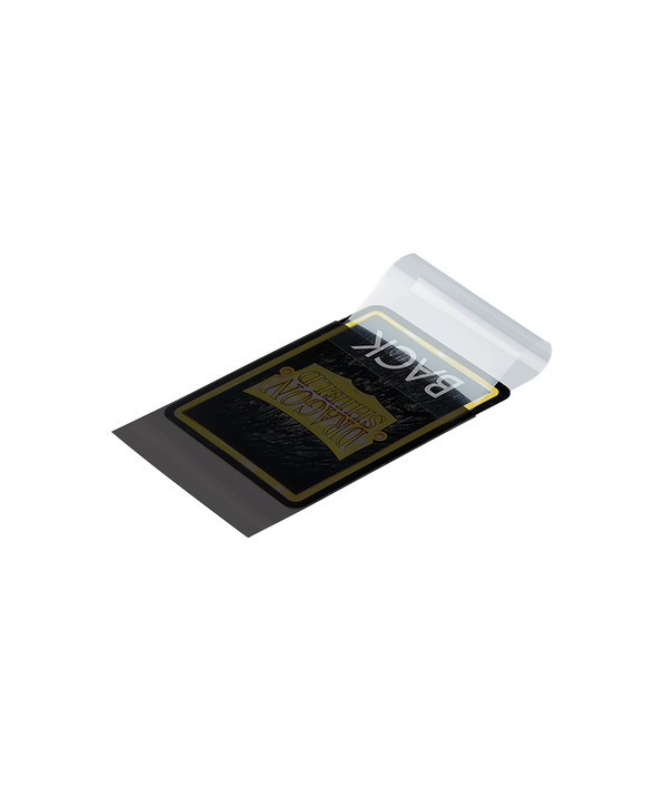 Dragon Shield: 100ct Perfect Fit Sealable Standard Size Deck Protectors - Smoke - Duel Kingdom