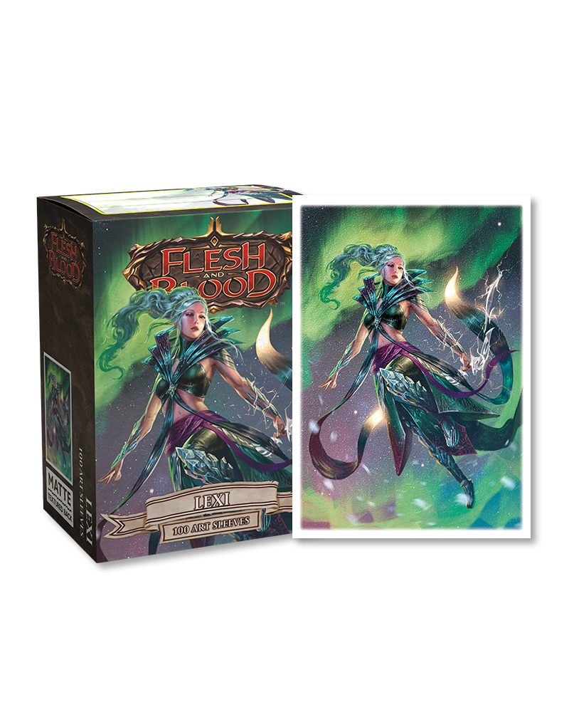 100ct Matte Art Dragon Shield Sleeves - Lexi