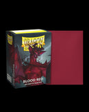 100ct Blood Red Dragon Shield Matte Sleeves-2