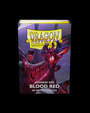 60ct Blood Red Dragon Shield Matte Sleeves (Japanese Size)-4