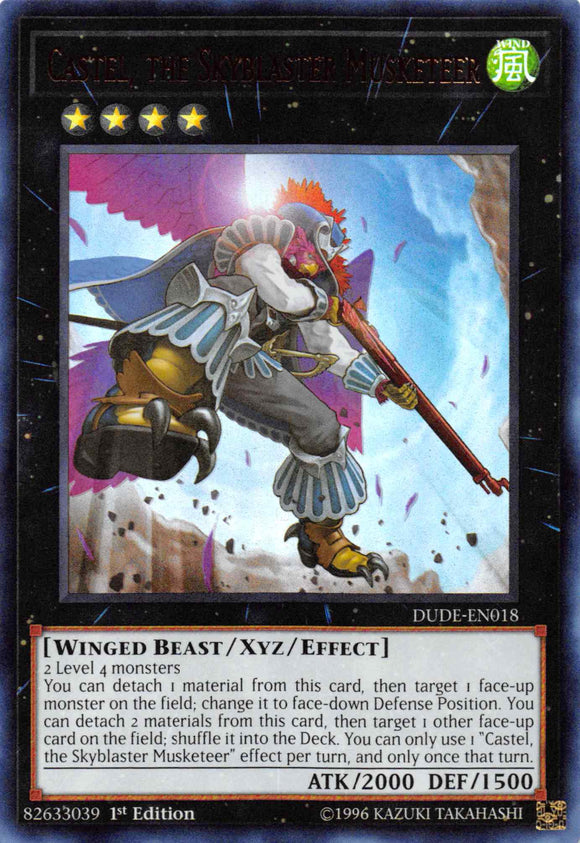 Castel, the Skyblaster Musketeer [DUDE-EN018] Ultra Rare