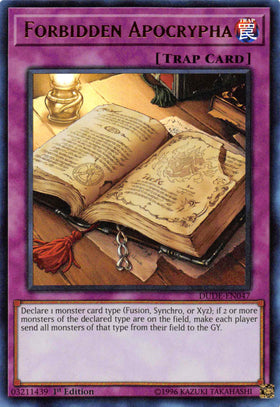 Forbidden Apocrypha [DUDE-EN047] Ultra Rare