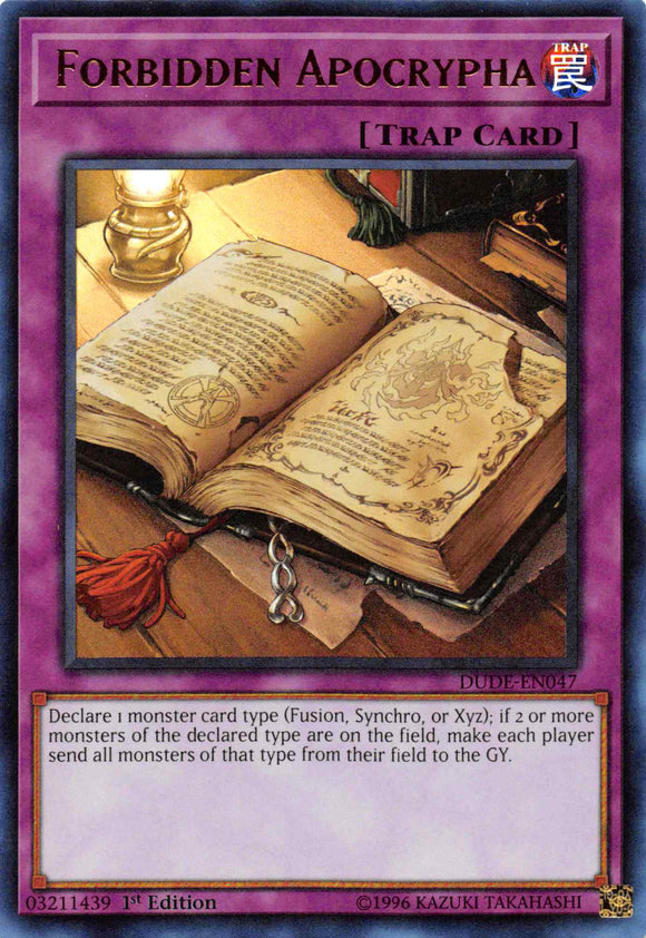Forbidden Apocrypha [DUDE-EN047] Ultra Rare
