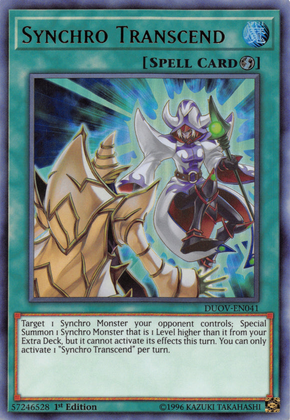Synchro Transcend [DUOV-EN041] Ultra Rare