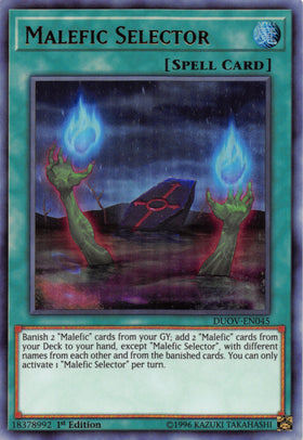 Malefic Selector [DUOV-EN045] Ultra Rare