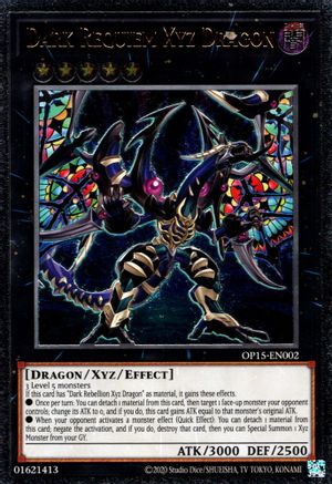 Dark Requiem Xyz Dragon [OP15-EN002] Ultimate Rare - Duel Kingdom