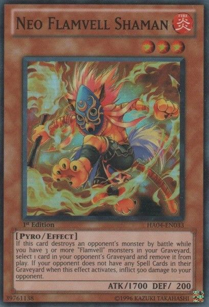 Neo Flamvell Shaman [HA04-EN033] Super Rare - Duel Kingdom