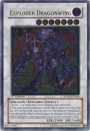 Exploder Dragonwing [RGBT-EN040] Ultimate Rare - Duel Kingdom