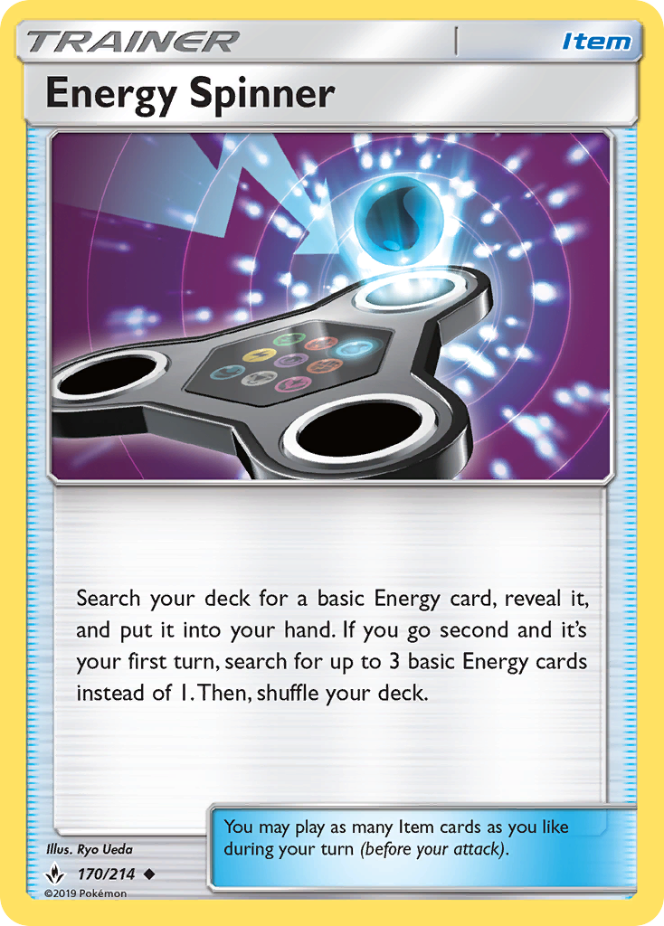 Energy Spinner (170/214) [Sun & Moon: Unbroken Bonds] - Duel Kingdom