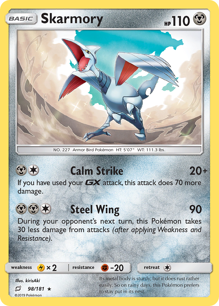 Skarmory (98/181) [Sun & Moon: Team Up] - Duel Kingdom