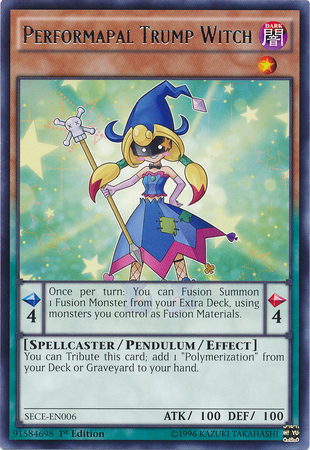 Performapal Trump Witch [SECE-EN006] Rare - Duel Kingdom