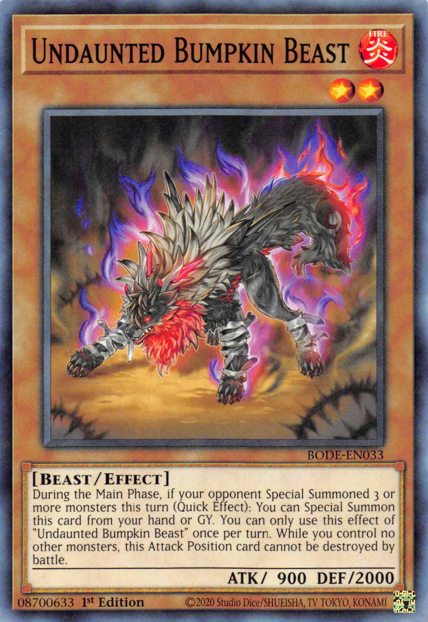 Undaunted Bumpkin Beast [BODE-EN033] Common - Duel Kingdom