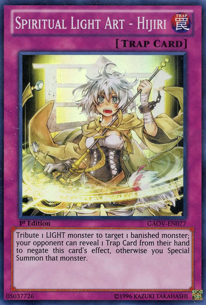 Spiritual Light Art - Hijiri [GAOV-EN077] Super Rare - Duel Kingdom