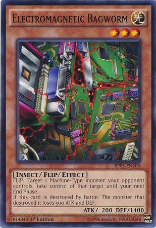 Electromagnetic Bagworm [BP03-EN100] Common - Duel Kingdom