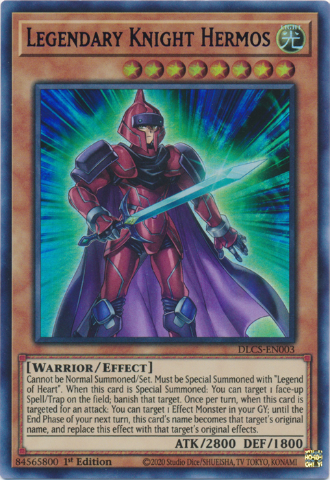 Legendary Knight Hermos (Purple) [DLCS-EN003] Ultra Rare - Duel Kingdom
