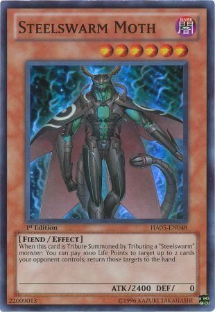 Steelswarm Moth [HA05-EN048] Super Rare - Duel Kingdom