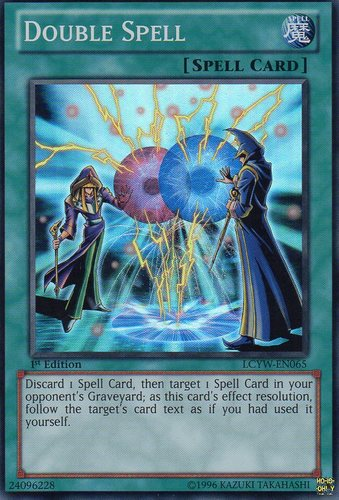 Double Spell [LCYW-EN065] Super Rare - Duel Kingdom