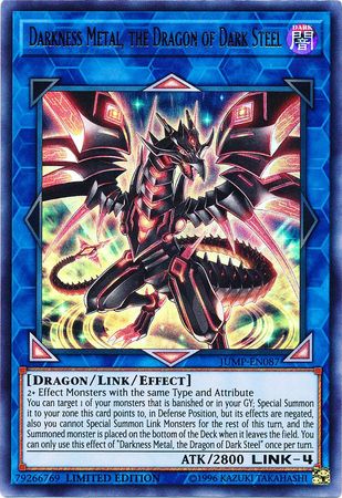 Darkness Metal, the Dragon of Dark Steel [JUMP-EN087] Ultra Rare - Duel Kingdom
