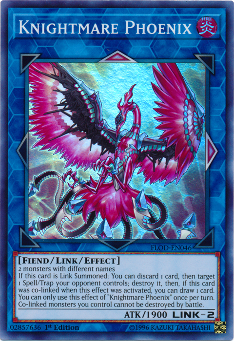Knightmare Phoenix [FLOD-EN046] Super Rare - Duel Kingdom
