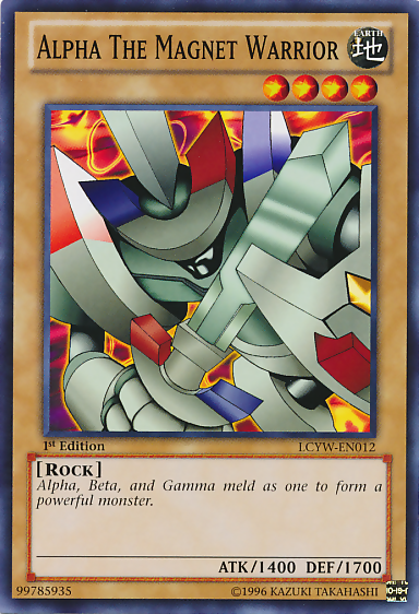 Alpha the Magnet Warrior [LCYW-EN012] Common - Duel Kingdom