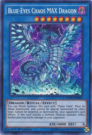 Blue-Eyes Chaos MAX Dragon [MVP1-ENS04] Secret Rare - Duel Kingdom