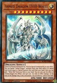 Armed Dragon LV10 White [BLVO-EN005] Ultra Rare - Duel Kingdom