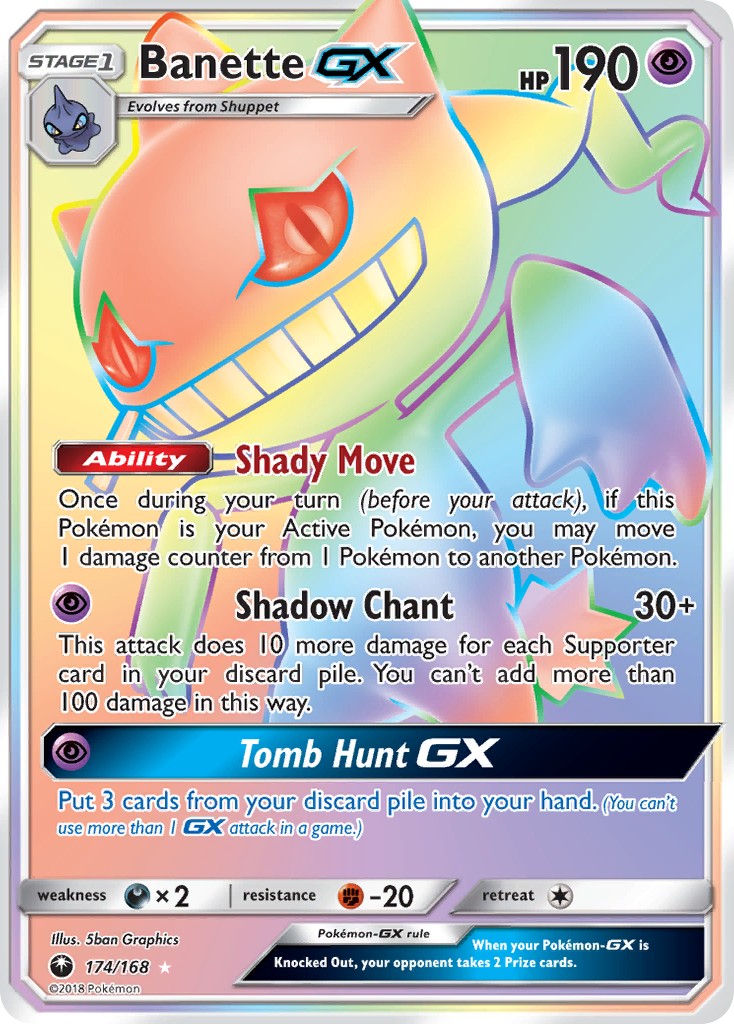 Banette GX (174/168) [Sun & Moon: Celestial Storm] - Duel Kingdom