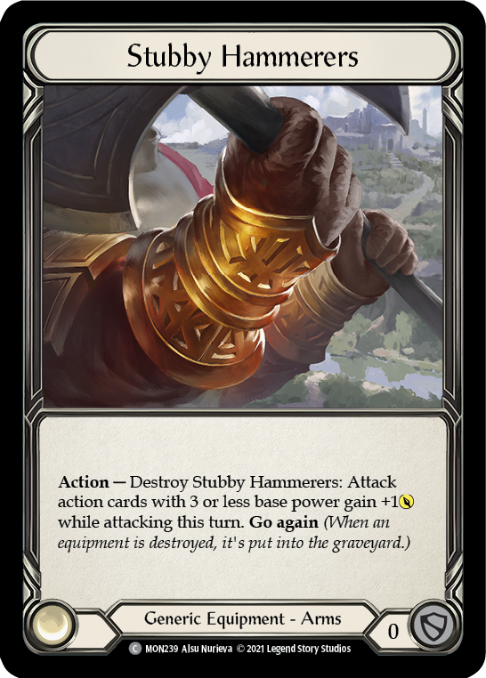 Stubby Hammerers [MON239] 1st Edition Normal - Duel Kingdom