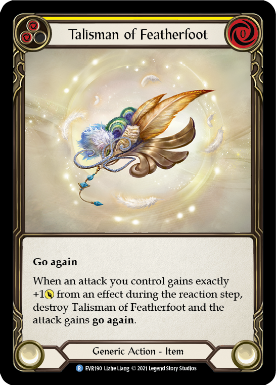 Talisman of Featherfoot [EVR190] 1st Edition Normal - Duel Kingdom