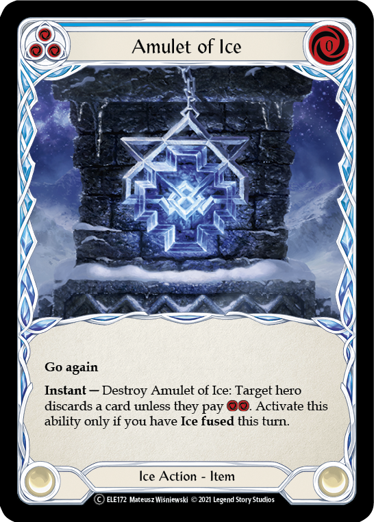 Amulet of Ice [U-ELE172] Unlimited Normal - Duel Kingdom