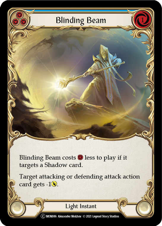 Blinding Beam (Blue) [U-MON086] Unlimited Normal - Duel Kingdom
