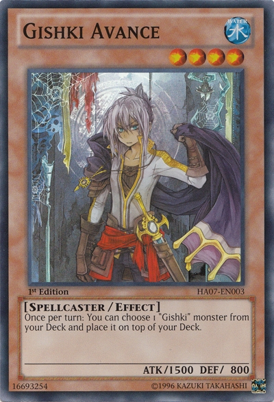 Gishki Avance [HA07-EN003] Super Rare - Duel Kingdom