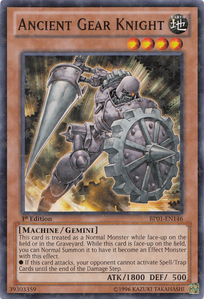 Ancient Gear Knight [BP01-EN146] Starfoil Rare - Duel Kingdom