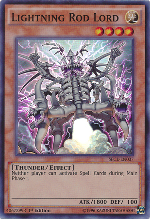 Lightning Rod Lord [SECE-EN037] Super Rare - Duel Kingdom