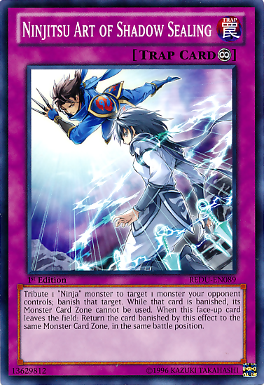 Ninjitsu Art of Shadow Sealing [REDU-EN089] Common - Duel Kingdom