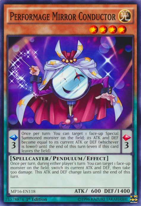 Performage Mirror Conductor [MP16-EN118] Common - Duel Kingdom