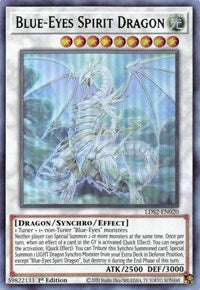 Blue-Eyes Spirit Dragon (Green) [LDS2-EN020] Ultra Rare - Duel Kingdom